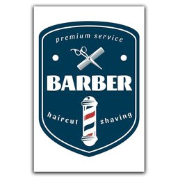 Kit Placas Quadros Decorativos 3 Pçs 20x30 Barbearia 2 - 6