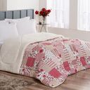 Ver imagem 2 de Coberdrom Casal Queen Winter 100% Algodão 01 Peça - Patchwork Vermelho