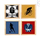 Ver imagem 1 de Quadros Decorativos Infantil Esportes com Nome:pinus