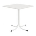 Ver imagem 2 de Conjunto Mesa de Jantar Quadrada Branca com 4 Cadeiras Estofada Preta Encosto Madeira Urban