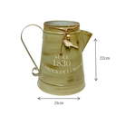 Ver imagem 4 de Vaso Jarro Decor de Metal Provençal Verde com Pássaro 22 Cm