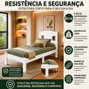 Ver imagem 3 de Cama de Solteiro com 6 Pés Resistente Suporta até 115kg