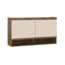Ver imagem 1 de Armário Aéreo Maleiro Modulado 2 Portas 145cm Veneza Luciane Móveis