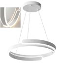 Ver imagem 1 de Lustre Pendente Luminaria Plafon 3 em 1 Led Decoraçao Moderna Casa Sala de Estar Quarto Ambiente Lux