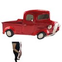 Ver imagem 1 de Quadro 3D Pick Up Metal Espelhado Vintage Enfeite Prateleira Estante Decoraçao Sala Quarto Retro