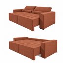 Ver imagem 6 de Sofa Cama 260cm Retratil e Reclinavel 4 Lugares Nepal