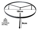 Ver imagem 2 de Suporte P/ Vaso de Planta de Chão 18cm Pequeno de Ferro