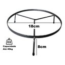 Ver imagem 2 de Suporte P/ Vaso de Planta de Chão 18cm Pequeno de Ferro