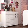 COMODA INFANTIL 01 PORTA 05 GAVETAS CAPRICHO C/ PÉS TCIL - 2