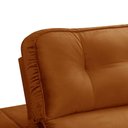 Ver mais imagens de Sofa Retratil Reclinavel 2 Lugares 2,90 Vitória Veludo Terracota Lansofbr
