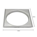 Ver imagem 3 de Porta Grelha Base Aço Inox 15x15cm 5500 Cromado Invinox