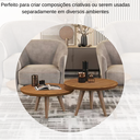 Ver imagem 5 de Mesa de Centro para Sala de Estar Luma - Freijó