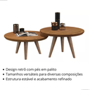 Ver imagem 4 de Mesa de Centro para Sala de Estar Luma - Freijó