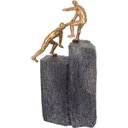 Ver imagem 1 de Escultura Decorativa Estátua Enfeite Resina 31x16x8 Dourado