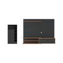 Ver imagem 4 de Painel para Tv até 65 Polegadas com Bancada 1 Porta e Espelho Multimóveis Mp1093 Preto/madeirado
