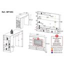 Ver imagem 6 de Painel para Tv até 65 Polegadas com Bancada 1 Porta e Espelho Multimóveis Mp1093 Preto/madeirado