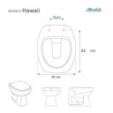 Ver imagem 3 de Tampa de Vaso Polipropileno Hawaii Branco para Bacia Mondialle