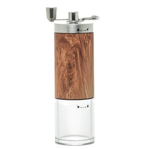 Moedor de Café Manual Wolff em Aço Inox com Manivela Giratória Moer Grãos