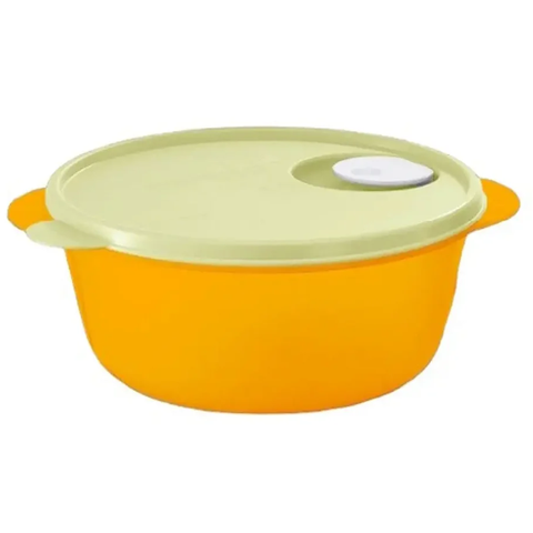 Cristalwave 1,5 Litros Laranja com Tampa Amarela Tupperware