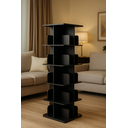 Ver imagem 3 de Estante Giratória para 250 Livros 5 Niveis Preto