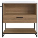 Ver imagem 2 de Gabinete de Banheiro 80cm Industrial com Pia Zaqui Mel Z54 - Mpozenato
