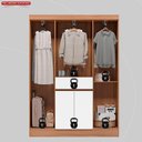 Ver imagem 6 de Guarda Roupa Solteiro Sampa Amendola Branco Brilho - Demóbile