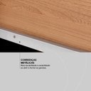 Ver mais imagens de Guarda Roupa Solteiro Sampa Amendola Branco Brilho - Demóbile