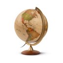 Ver imagem 3 de Globo Terrestre Geográfico Decorativo Iluminado Bivolt Colombo 30cm Tecnodidattica Base de Madeira