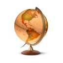 Ver imagem 1 de Globo Terrestre Geográfico Decorativo Iluminado Bivolt Colombo 30cm Tecnodidattica Base de Madeira