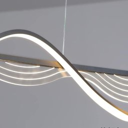 Pendente Moderno Espiral Preto 100cm Led 36w 3000k Bivolt 14523-pl - 2