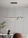 Ver imagem 1 de Pendente Moderno Espiral Preto 100cm Led 36w 3000k Bivolt 14523-pl