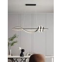 Ver imagem 1 de Pendente Moderno Espiral Preto 100cm Led 36w 3000k Bivolt 14523-pl