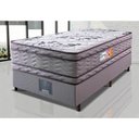 Ver imagem 1 de Cama Box Solteiro Colchão Ortofirm + Box 88x188x71 Double Face Espuma D45 Cinza