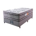 Ver imagem 5 de Cama Box Solteiro Colchão Ortofirm + Box 88x188x71 Double Face Espuma D45 Cinza