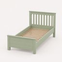 Ver imagem 2 de Cama de Solteiro de Madeira Maciça Ecoconfort - Verde Menta