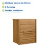 Mesa Criado Mesinha de Cabeceira Quarto Mudo Box Cama Duas Gavetas - 5