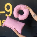 Ver imagem 2 de Kit Almofadas 2/5 Corino Rosa Bebê - In9 Decor