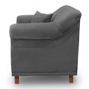 Ver imagem 4 de Poltrona Amsterdam Suede Cinza - Lucadi Home