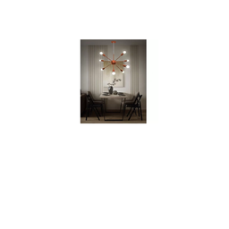Lustre Pendente Moderno Sputinik Atomo Cobre 12L - 3