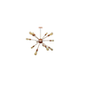 Lustre Pendente Moderno Sputinik Atomo Cobre 12L - 1