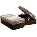 Ver imagem 1 de Cama Box Baú Solteiro: Colchão Ortopédico Probel D33 / Ep Guarda Costas Próintense Plus + Base
