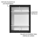 Ver imagem 6 de Guarda-roupa Solteiro Madesa Denver 2 Portas de Correr com Espelho