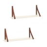 Kit 2 Prateleiras Gold Off White - Matic - 1