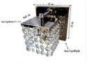 Ver imagem 3 de 2 Arandelas Pedras Cristal Legitimo K 9 Brilho Lindo Gs