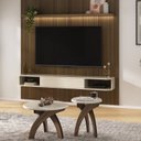 Ver imagem 1 de Conjunto 3 Peças Mesa de Apoio Mesa de Centro Jade e Painel Belluno