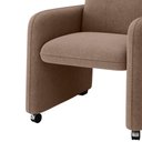 Ver imagem 6 de Poltrona Roma Decorativa Bouclê para Sala Matrix Cor:bouclê Marrom