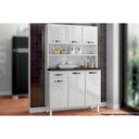 Ver imagem 1 de Kit de Cozinha Compacta Rubi Smart c/6 Portas e 1 Gaveta 105cm Branco - Telasul