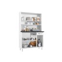 Ver imagem 6 de Kit de Cozinha Compacta Rubi Smart c/6 Portas e 1 Gaveta 105cm Branco - Telasul