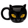 Caneca 3D gatinho preto 300 ml caneca cerâmica gato preto - 1