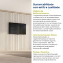 Ver imagem 7 de Painel Ripado para TV até 86 Polegadas Planejado 360x230cm Aruá CabeCasa MadeiraOriginals Off White